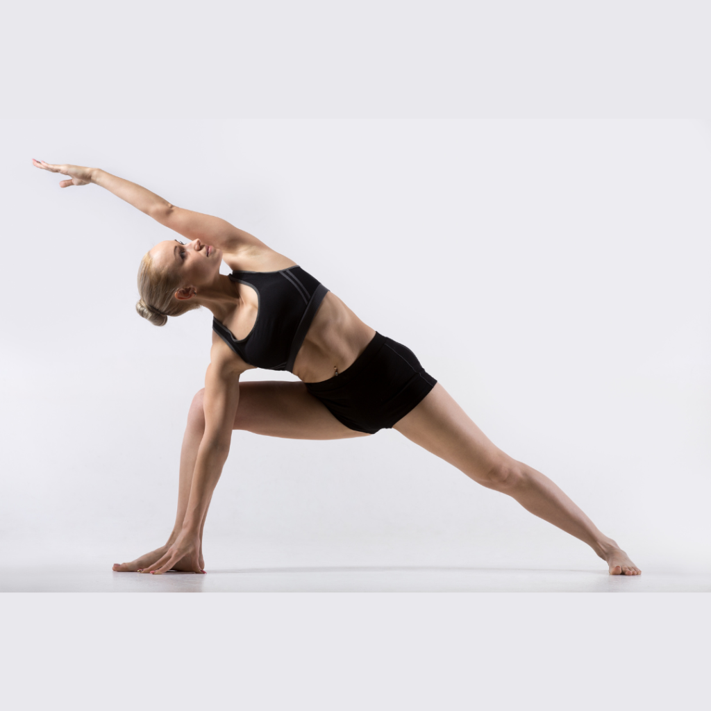 Venytetty sivukulma Utthita Parvakonasana