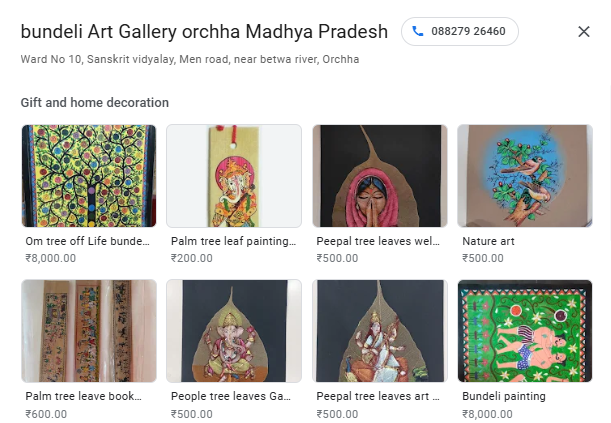 bundeli art drawings for sale in orchha