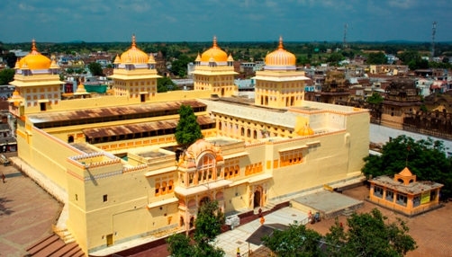 Picture of Rama Raja Temple from drone view 