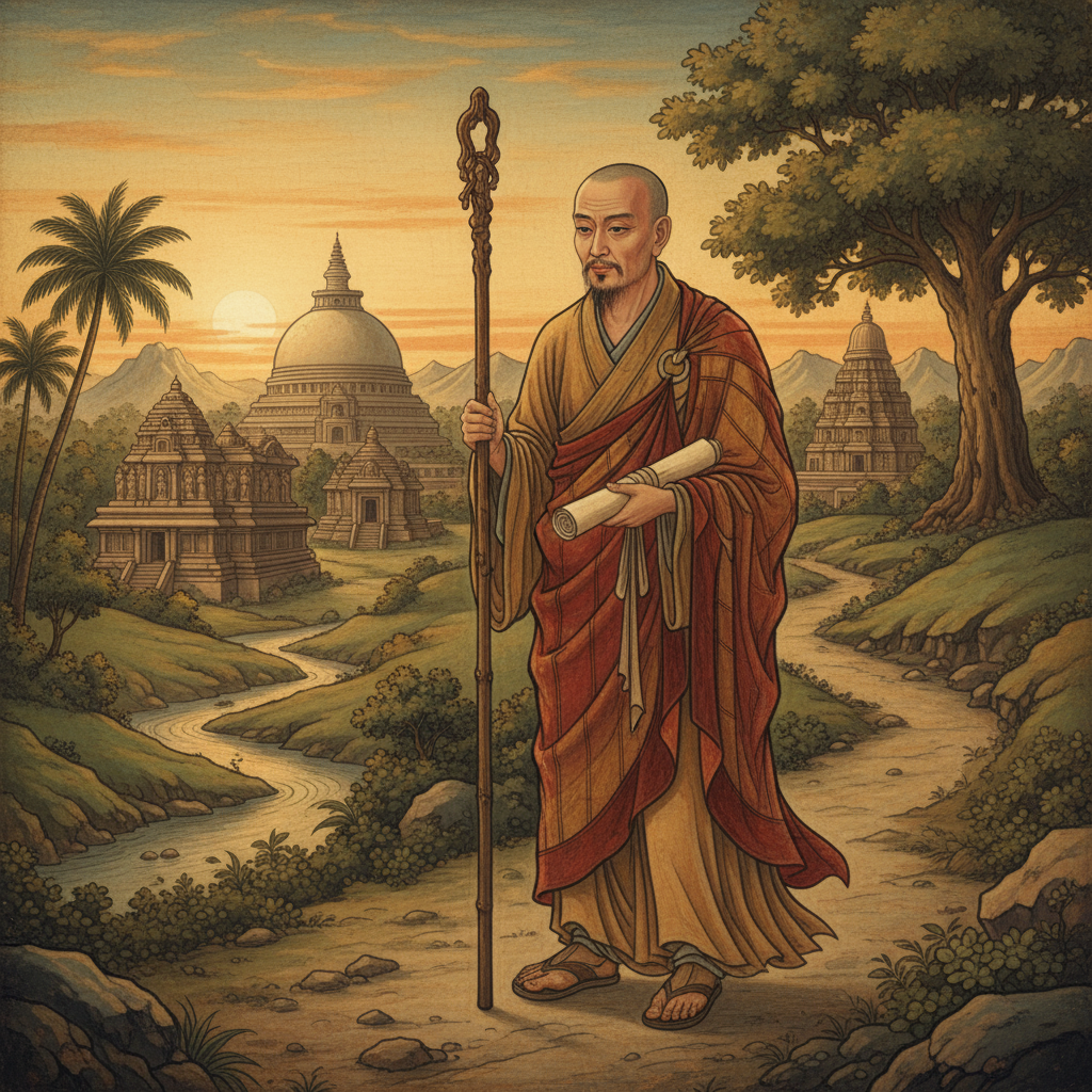 fahiein chinese traveler pilgrim upsc cse